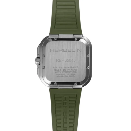 CAP CAMARAT SQUARE – CHRONOGRAPHE – KAKI & FKM | Club de la Montre