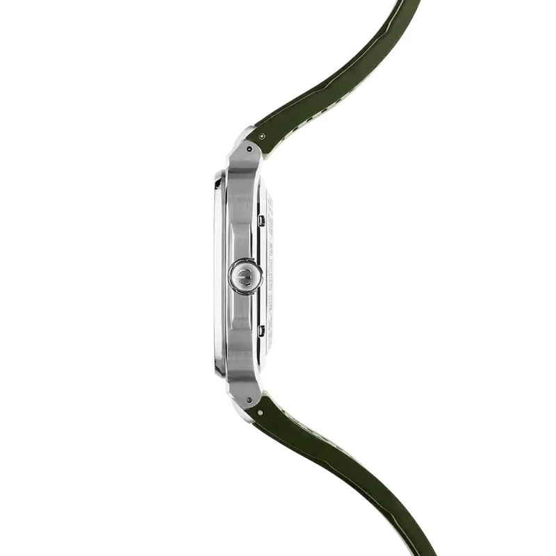 CAP CAMARAT – SQUARE AUTOMATIQUE  – KAKI & ACIER | Club de la Montre