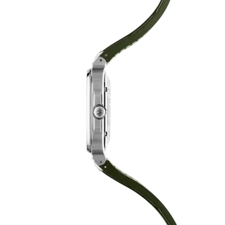CAP CAMARAT – SQUARE AUTOMATIQUE  – KAKI & ACIER | Club de la Montre