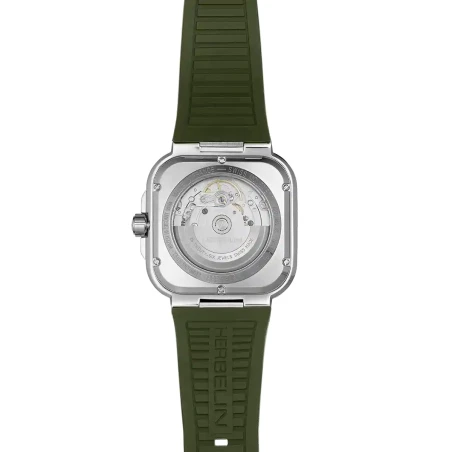 CAP CAMARAT – SQUARE AUTOMATIQUE  – KAKI & ACIER | Club de la Montre