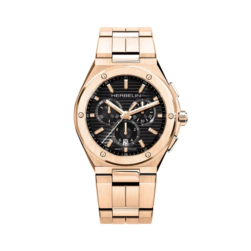 CAP CAMARAT – CHRONOGRAPHE – ACIER PVD OR ROSE | Club de la Montre