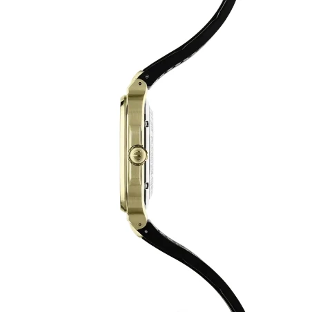 CAP CAMARAT – SQUARE AUTOMATIQUE  – ACIER PVD OR 1N & NOIR | Club de la Montre