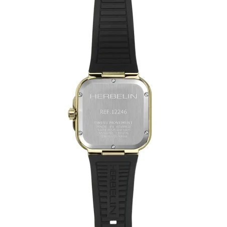 CAP CAMARAT SQUARE – SQUARE QUARTZ – NOIR & PVD OR 1N | Club de la Montre