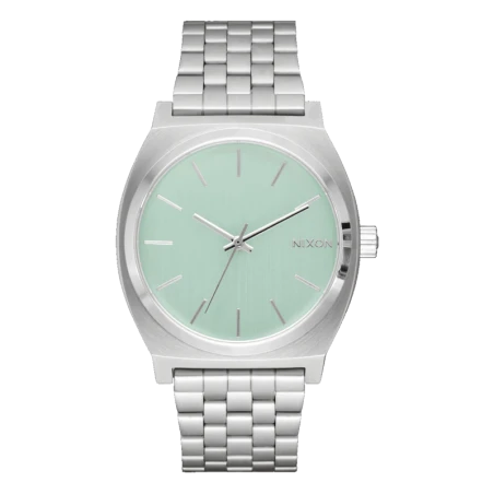 Montre Nixon - Time Teller Silver Pistachio | Club de la Montre