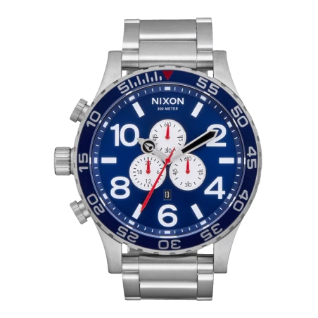 Montre Nixon - 51-30 Chrono 30/31 V1 Navy Sunray Silver | Club de la Montre