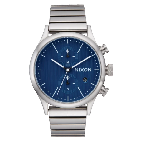 Montre Nixon - Station Silver Indigo | Club de la Montre