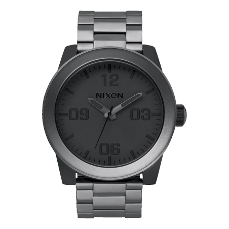Montre Nixon - Corporal SS Matte Black Matte Gunmetal | Club de la Montre