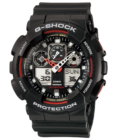 Montre Casio - G-Shock - GA-100-1A4ER | Club de la Montre