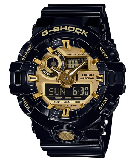 Montre Casio - G-Shock - GA-710GB-1AER | Club de la Montre