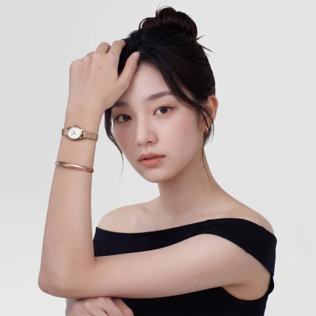 Montre Daniel Wellington - Ophelia Mini Mesh White Rose Gold - 22mm