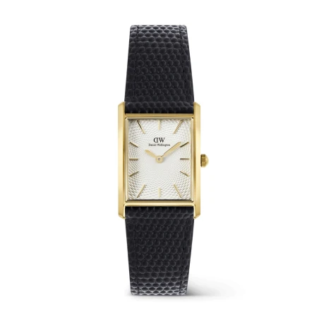 Montre Daniel Wellington - Bound Black Lizard Guilloché Gold - 24mm