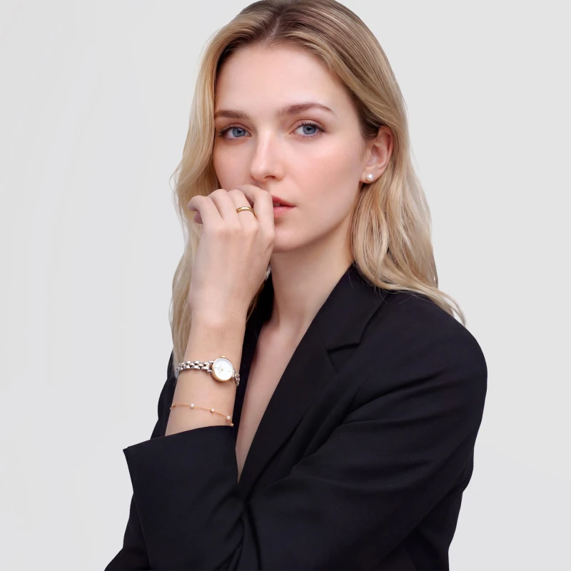 Montre Daniel Wellington - Petite Mini Arch 3-Link Two Tone Gold - 19mm