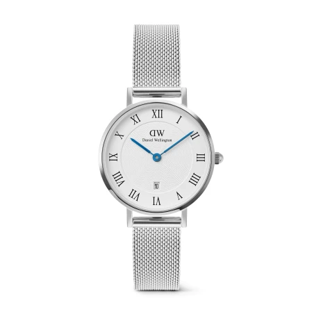 Montre Daniel Wellington - Petite Roman Numerals Date Silver - 28mm