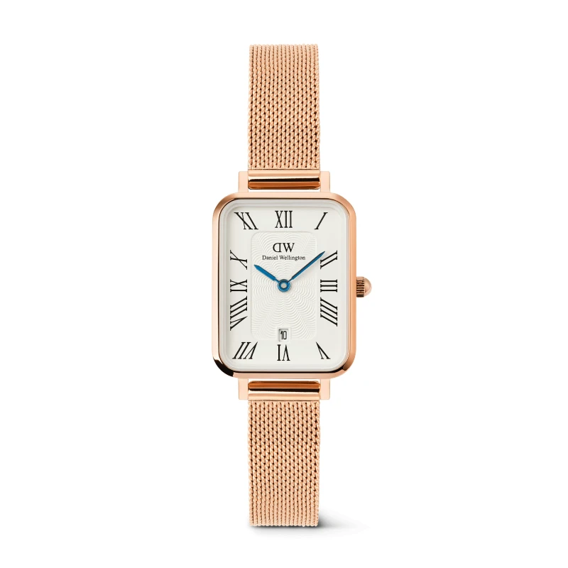 Montre Daniel Wellington - Quadro Melrose  Roman Numerals Date - 20mm