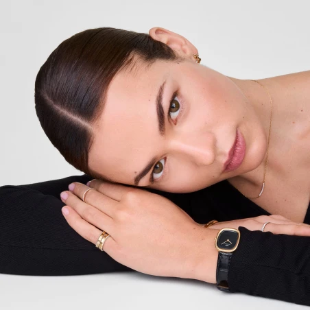 Montre Daniel Wellington - Margot Reading Onyx Ceramic Gold - 24mm