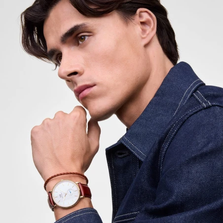 Montre Daniel Wellington - Classic Multi-Eye St Mawes Off-white Sunray Gold - 40mm