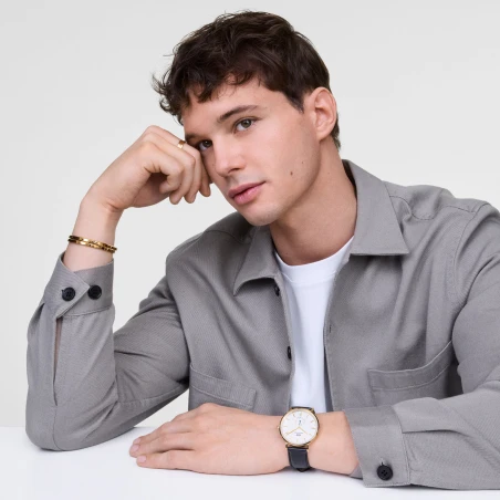 Montre Daniel Wellington - Classic Multi-Eye Sheffield Off-white Sunray Gold - 40mm