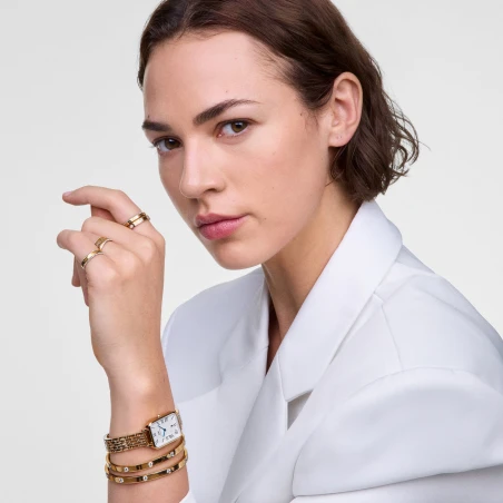 Montre Daniel Wellington - Quadro  Roman Numerals Date 5-link Gold - 20mm