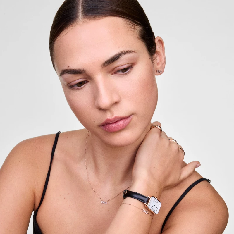 Montre Daniel Wellington - Quadro Roman Numerals Date Sheffield Rose Gold - 20mm