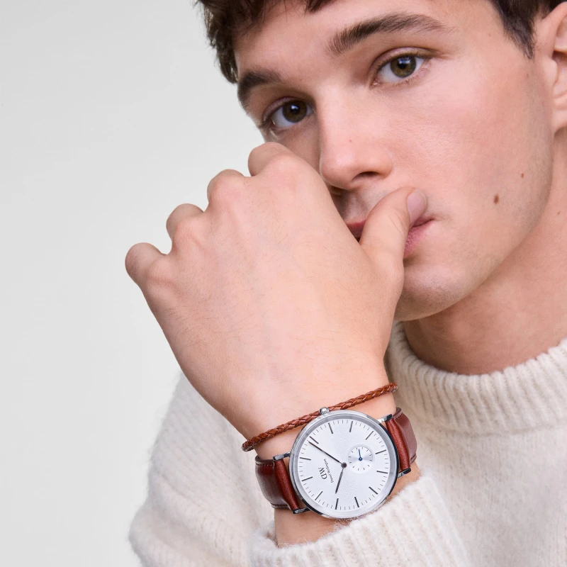 Montre Daniel Wellington - Classic Multi-Eye St Mawes Off-white Sunray Silver - 40mm