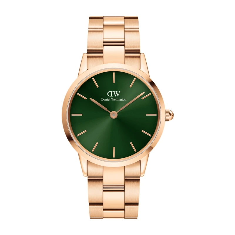 Montre Daniel Wellington - Iconic Link Emerald Rose Gold - 36mm