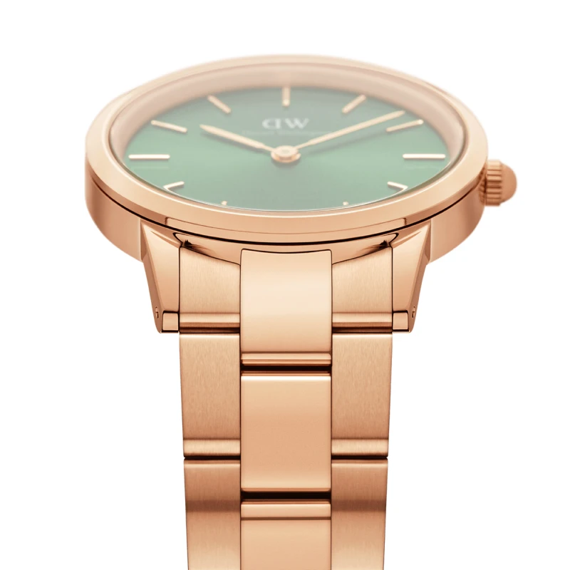Montre Daniel Wellington - Iconic Link Emerald Rose Gold - 36mm