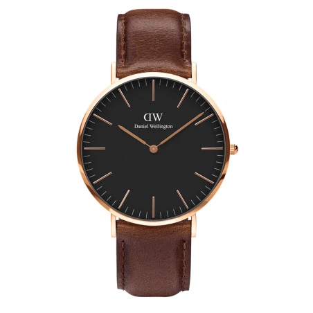 Montre Daniel Wellington - Classic Bristol Black Rose Gold - 40mm