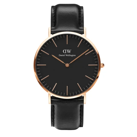 Montre Daniel Wellington - Classic Sheffield Black Rose Gold - 36mm