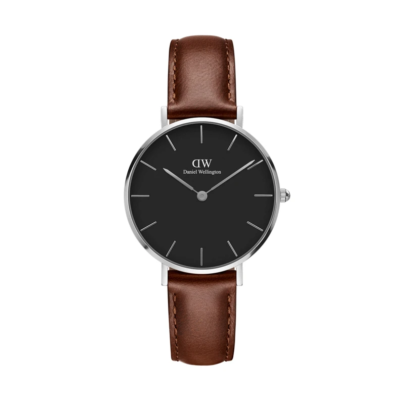 Montre Daniel Wellington - Petite St Mawes Black Silver - 28mm