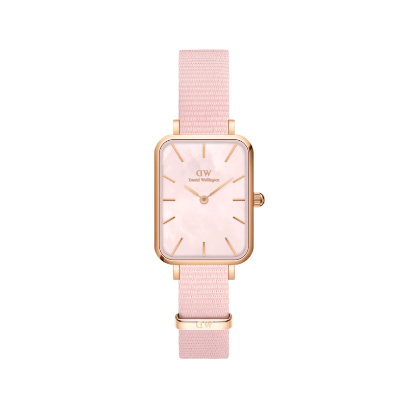 Montre Daniel Wellington - Quadro Coral Pink MoP Rose Gold - 20mm