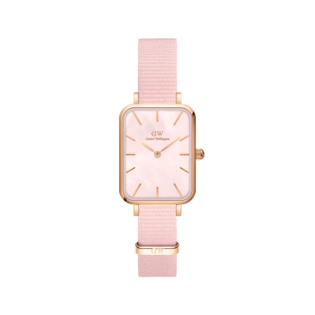 Montre Daniel Wellington - Quadro Coral Pink MoP Rose Gold - 20mm