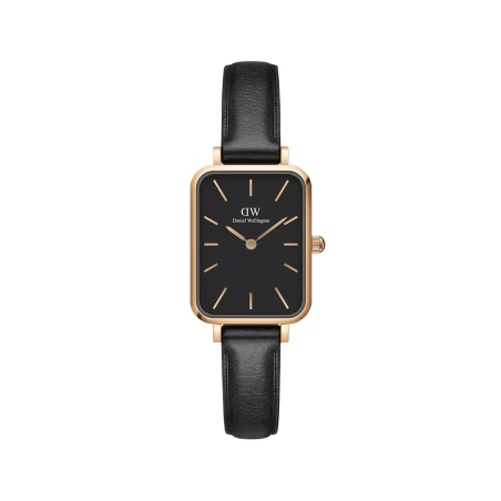 Montre Daniel Wellington - Quadro Pressed Sheffield Black Rose Gold - 20mm