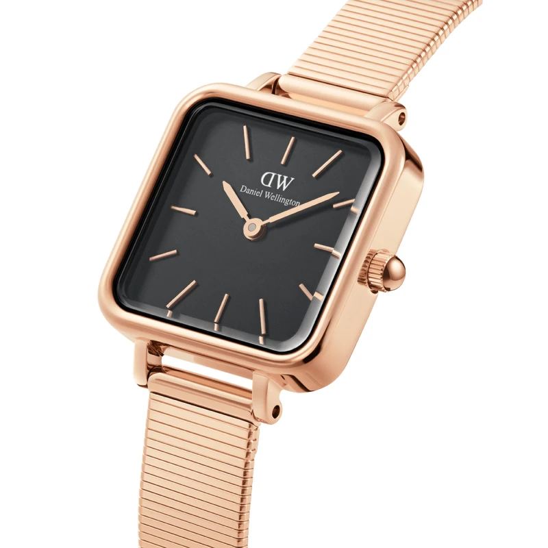 Montre Daniel Wellington - Quadro Studio Black Rose Gold - 22mm