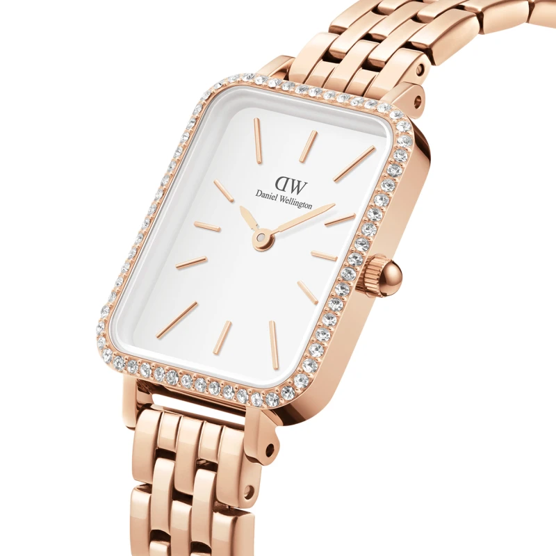 Montre Daniel Wellington - Quadro Lumine Bezel 5-Link Melrose - 20mm