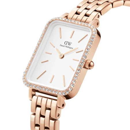Montre Daniel Wellington - Quadro Lumine Bezel 5-Link Melrose - 20mm