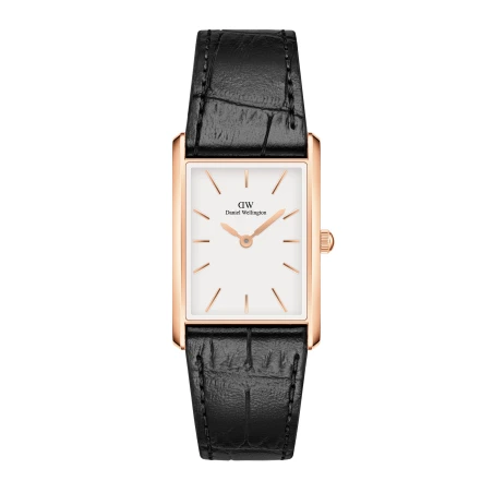 Montre Daniel Wellington - Bound Black Crocodile Rose Gold - 24mm