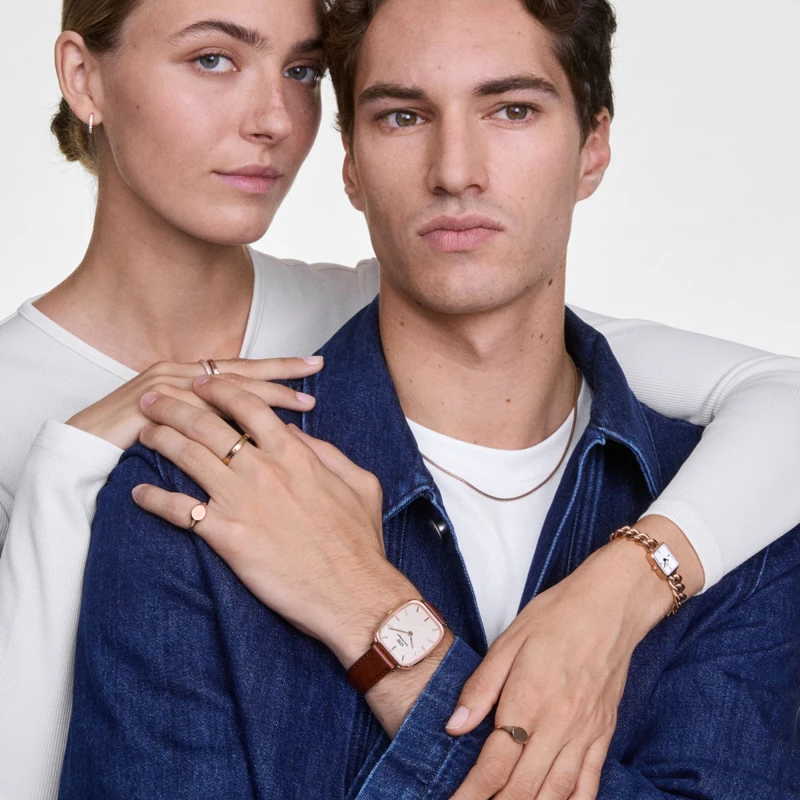 Montre Daniel Wellington - Marlon St Mawes Linen Rose Gold - 32mm
