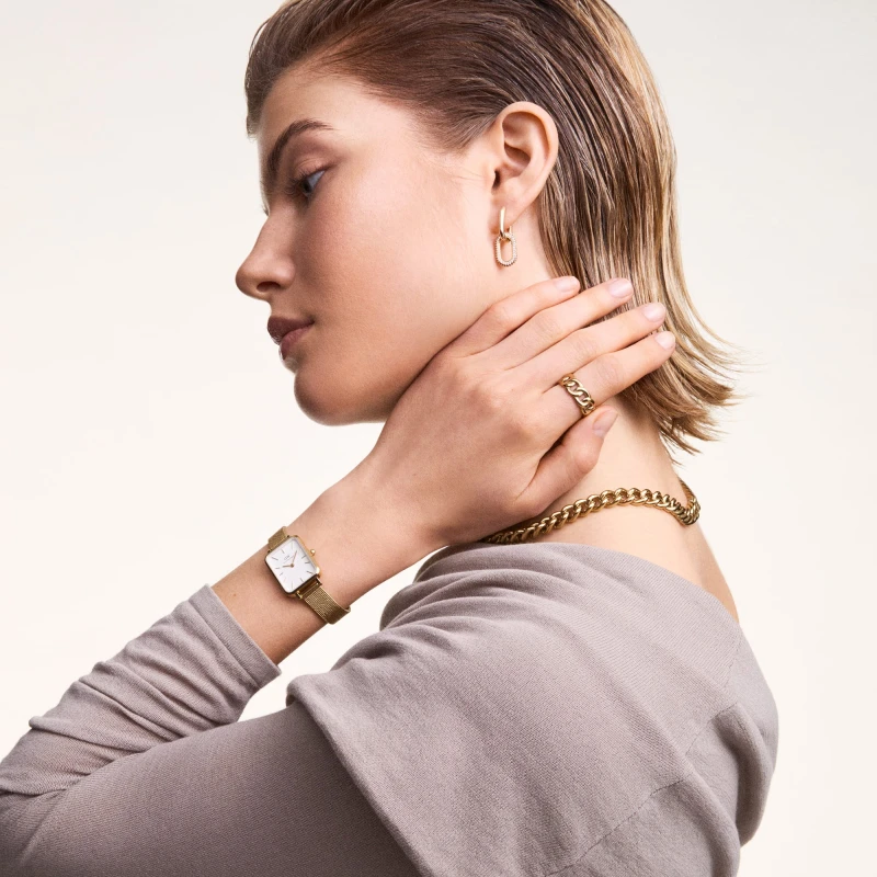 Montre Daniel Wellington - Quadro Pressed Evergold - 20mm