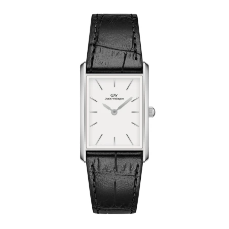 Montre Daniel Wellington - Bound Black Crocodile Silver - 24mm