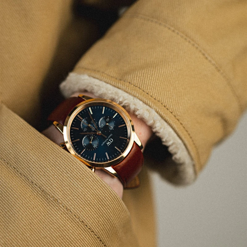 Montre Daniel Wellington - Iconic Chronograph St Mawes Arctic Rg - 42mm
