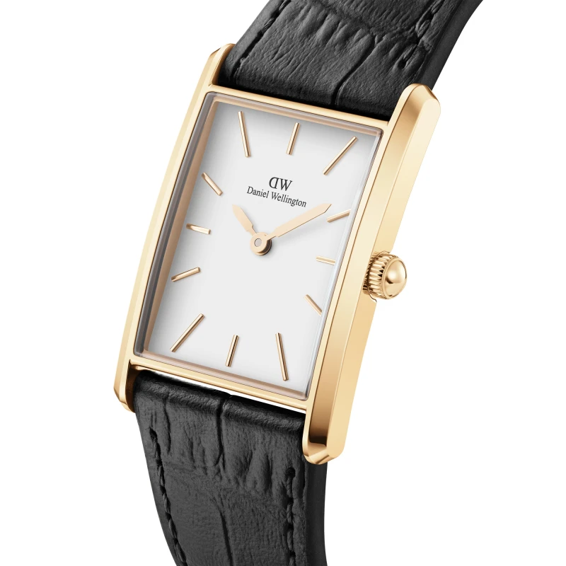 Montre Daniel Wellington - Bound Black Crocodile Gold