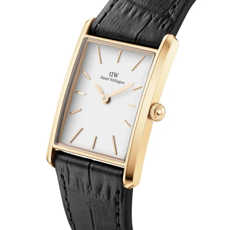Montre Daniel Wellington - Bound Black Crocodile Gold