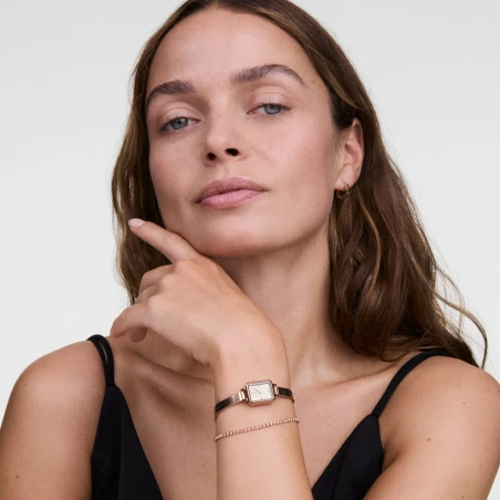 Montre Daniel Wellington - Quadro Mini Reflection Rose Gold