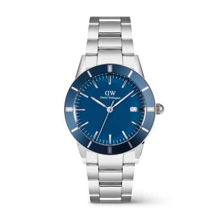 Montre Daniel Wellington - Iconic Paradigma Link Blue Enamel Silver - 40mm