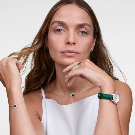 Montre Daniel Wellington - Crystalline Bezel Green Croc Rose Gold - 32mm