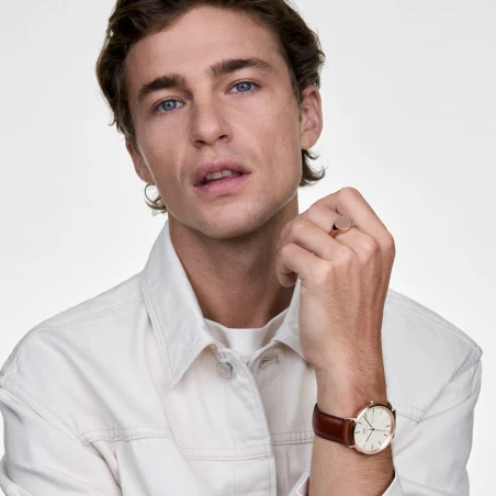 Montre Daniel Wellington - Classic Day Display St Mawes Rose Gold Champagne - 40mm