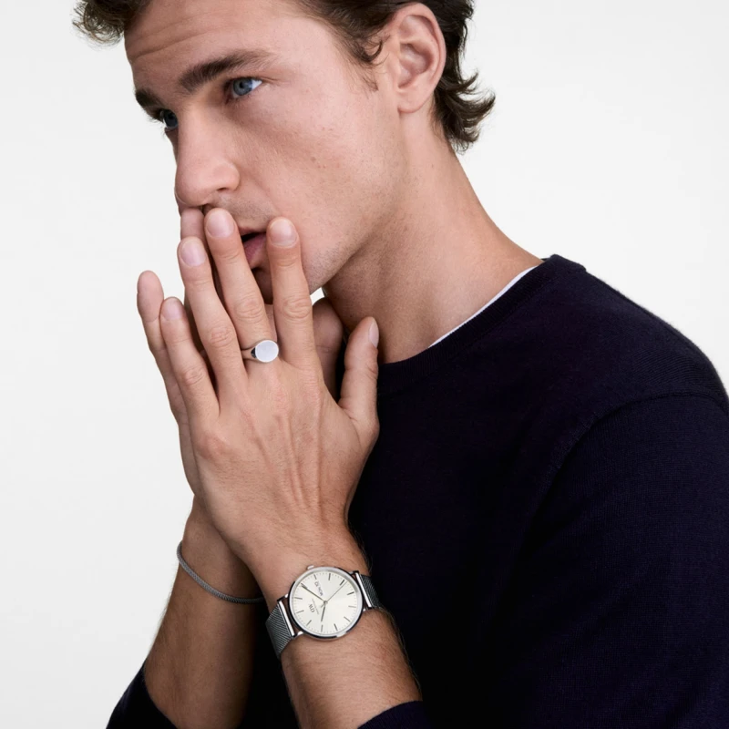 Montre Daniel Wellington - Classic Day Display Sterling Champagne - 40mm