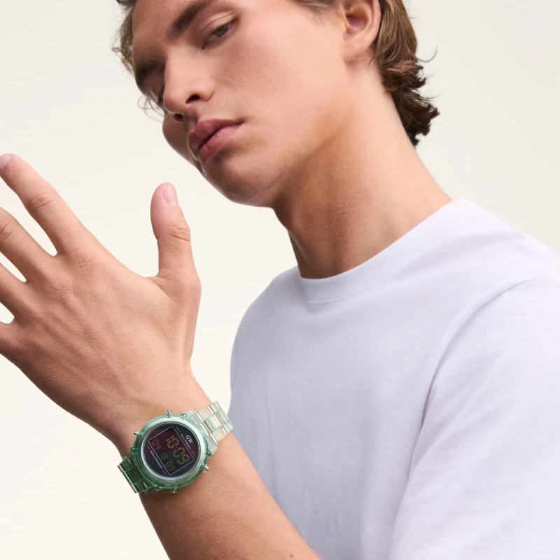 Montre Daniel Wellington - Retro Digital Light Green Light Green - 36mm