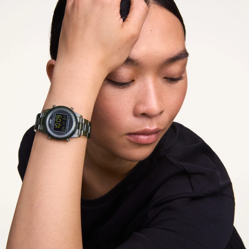 Montre Daniel Wellington - Retro Digital Dark Green Dark Green - 36mm