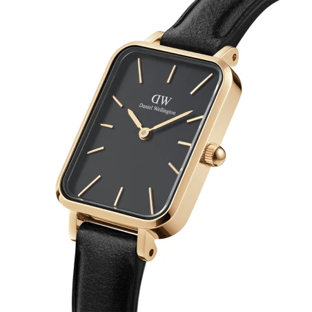 Montre Daniel Wellington - Quadro Pressed Sheffield Black Gold - 20mm